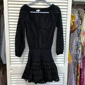 Black roller rabbit dress
